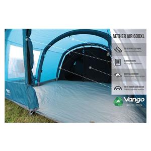 VANGO AETHER 600XL TENT MOROCCAN BLUE 5