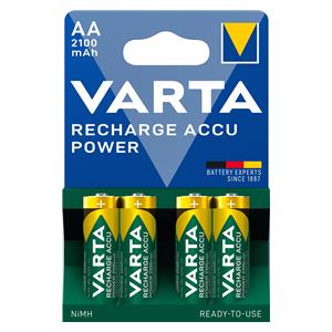 VARTA HR6 AA Recharge Accu Power 2100 mAh 56706 Rechargeable batteries 4 pc(s) Green, Yellow