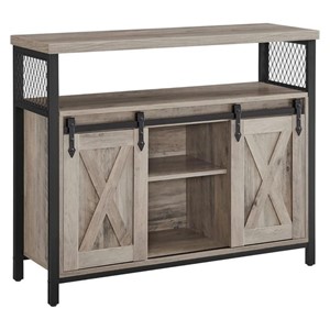 VASAGLE side cabinet in industrial style, 100 × 33 × 80 cm