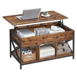 VASAGLE Side table with drawers ind. look