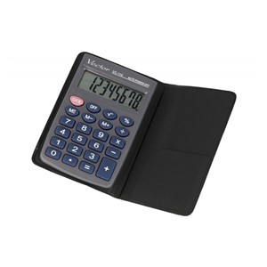 Vector KAV VC-110III pocket calculator, 8 digits, 58 x 88 mm, grey