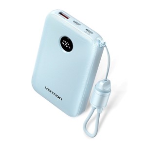 Vention 10000mAh Powerbank 2xUSB-C 1xUSB-A 22.5W, blue