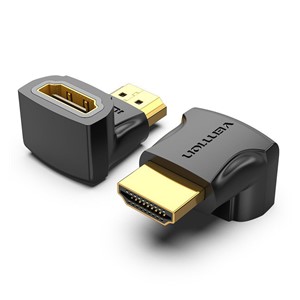 Vention HDMI 90 Degree Male to Female Adapter Black