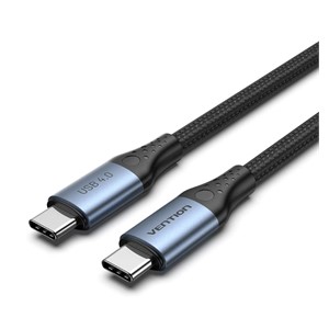 Vention USB 4.0 5A 40Gbps USB-C to C cable, braided, 1m