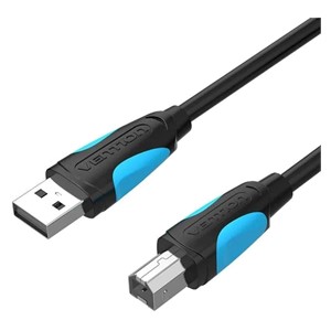 Vention USB-A to B printer cable, 480Mbps, 5m, black