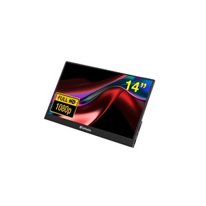 Verbatim 49590 computer monitor 35.6 cm (14) 1920 x 1080 pixels Full HD LCD Black