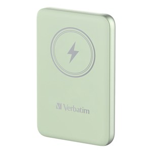 Verbatim Charge 'n' Go Magnetic Wireless Power Bank 10000mAh Green