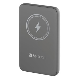 Verbatim Charge 'n' Go Magnetic Wireless Power Bank 10000mAh Grey