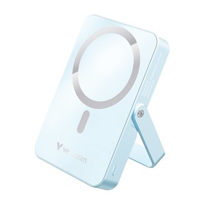Verbatim Charge 'n' Go Magnetic Wireless Power Bank with stand - 10000 mAh Blue