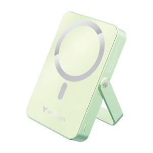 Verbatim Charge 'n' Go Magnetic Wireless Power Bank with stand - 10000 mAh Green