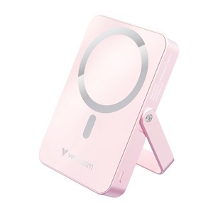 Verbatim Charge 'n' Go Magnetic Wireless Power Bank with stand - 10000 mAh Pink