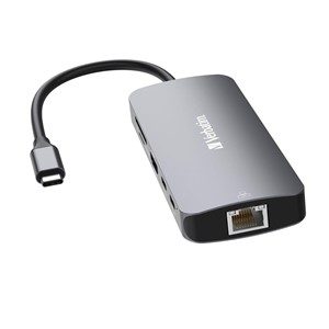 Verbatim CMH-09 USB Type-C 10000 Mbit /s Silver