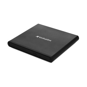 Verbatim External Slimline CD /DVD Writer optical disc drive DVD±RW Black