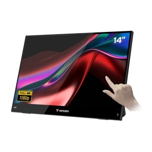 Verbatim Portable 14 FHD Touch Monitor LIGHT Portable monitor Black 14 LCD 1920 x 1080 pixels