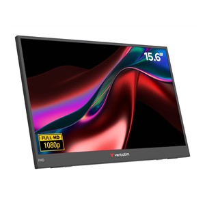 Verbatim Portable 15.6 FHD Monitor LIGHT Portable monitor Black 15.6 LCD 1920 x 1080 pixels