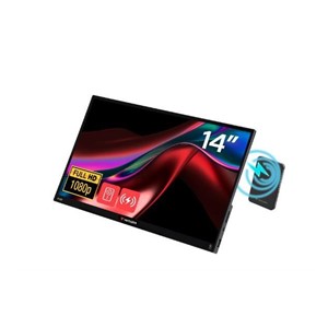 Verbatim Portable Touchscreen Monitor Light 14 Full HD 1080p & Wireless Power Supply