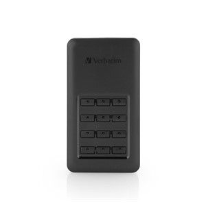 Verbatim Store 'n' Go Portable SSD with Keypad Access 256GB