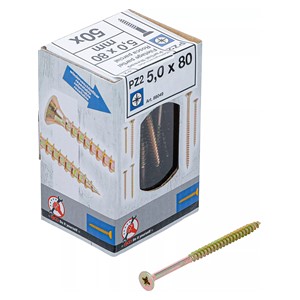 BGS Višenamjenski vijci | križni prorez PZ2 | 5,0 x 80 mm | 50 kom.
