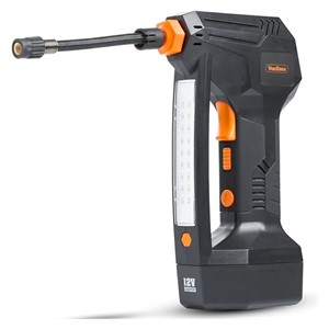 VonHaus 12V tire inflator with digital pressure gauge