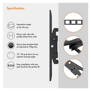 VonHaus 32-70 tilting TV wall mount up to 75kg, Amazon best seller