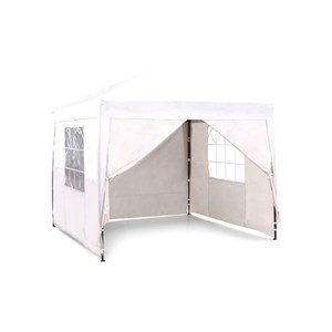 VonHaus Pop Up Pavilion 2.5 x 2.5m Ivory