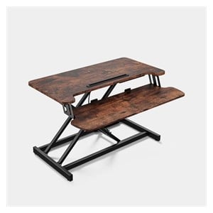 VonHaus Standing Desk Attachment – Dark Wood