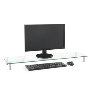 VonHaus XL Glass Monitor Stand
