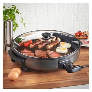 VonShef electric frying pan, 42 cm, round