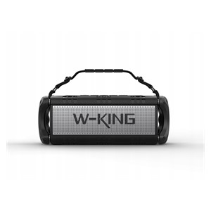 W-KING D8 wireless Bluetooth speaker – black and silver