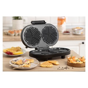 Waffle maker GORENJE WM1200B black, 1200 W