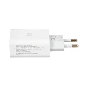 Wall charger iBOX C-36 GaN PD20W, white 2