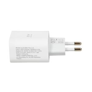 Wall charger iBOX C-39 PD20W, white 4