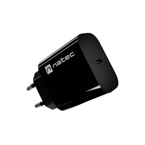 WALL CHARGER NATEC RIBERA 1X USB-C 20W BLACK