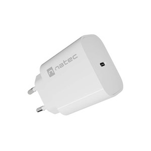 WALL CHARGER NATEC RIBERA 1X USB-C 20W WHITE