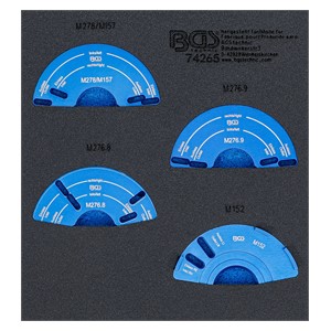 BGS Werkstattwageneinlage 1 /6: Set alata za podešavanje bregaste osovine | za Mercedes-Benz M152, M157, M276, M278