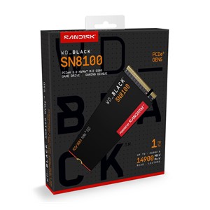 Western Digital Black WD_BLACK™ SN8100 NVMe™ SSD POWERED BY SANDISK 1 TB