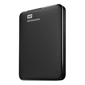 Western Digital Elements Portable external hard drive 2 TB 5400 RPM 2.5 Micro-USB B 3.2 Gen 2 (3.1 Gen 2) Black