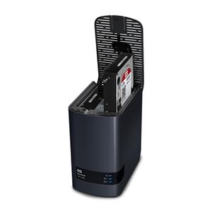 Western Digital My Cloud EX2 Ultra NAS Desktop Marvell Armada 385 1 GB DDR3 4 TB HDD My Cloud OS Black 4