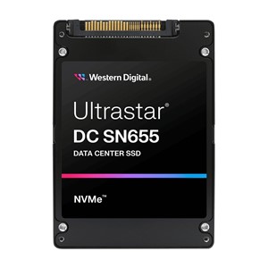 Western Digital Ultrastar DC SN655 30.7 TB U.3 PCI Express 4.0 NVMe TLC 3D NAND ISE (0TS2509)