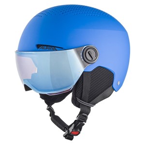 WINTER HELMET ALPINA ZUPO VISOR Q-LITE BLUE MATT 51-55