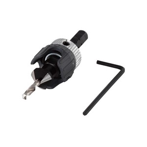 Wolfcraft 2544000 - 3,2-12mm Screw Starter With Countersink and Depth Stop