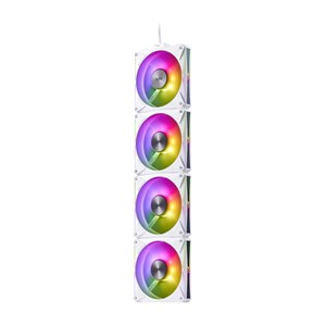 XPG HURRICANE MAG 120 ARGB PWM magnetic fan - White