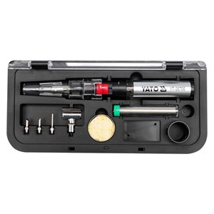 Yato YT-36706 soldering iron Gas soldering iron 1300 °C Black, Red, Stainless steel