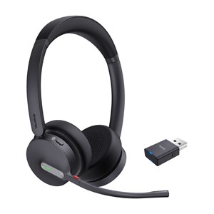 Yealink WH64 Hybrid Dual Teams Headset Wireless Head-band Office /Call center Micro-USB Bluetooth Black