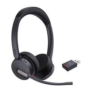 Yealink WH64 Hybrid Dual UC Headset Wireless Head-band Office /Call center Micro-USB Bluetooth Black