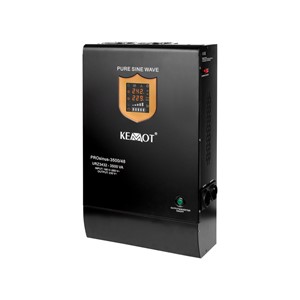 Zasilacz awaryjny KEMOT PROsinus-3500 /48 przetwornica z czystym przebiegiem sinusoidalnym i funkcją ładowania 48V 230V 3500VA /2400W - naścienna