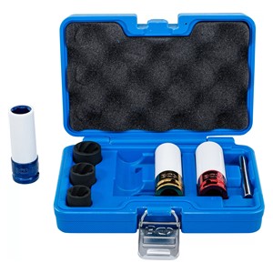 BGS Zaštitni teretni umetak i set spiralnih profilnih umetaka za utični ključ | 12,5 mm (1 /2) | 17 - 21 mm | 7-dijelni