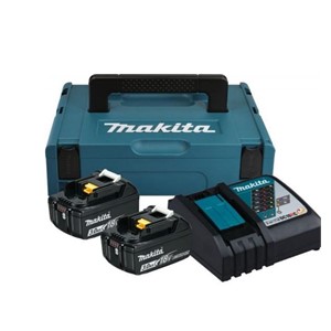 ZESTAW ZASILAJĄCY 18V MAKPAC 2*3.0AH BL1830B+DC18RC