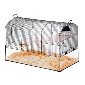 ZOLUX Cage NeoPanas XL with glass cuvette, black