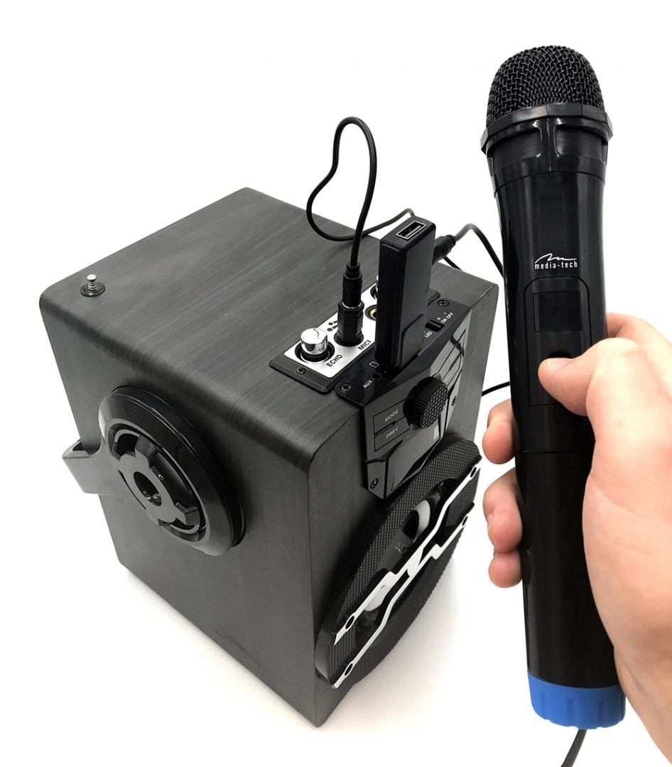 RF prijemnik seta ACCENT PRO MT395 i priključivanje na karaoke zvučnik